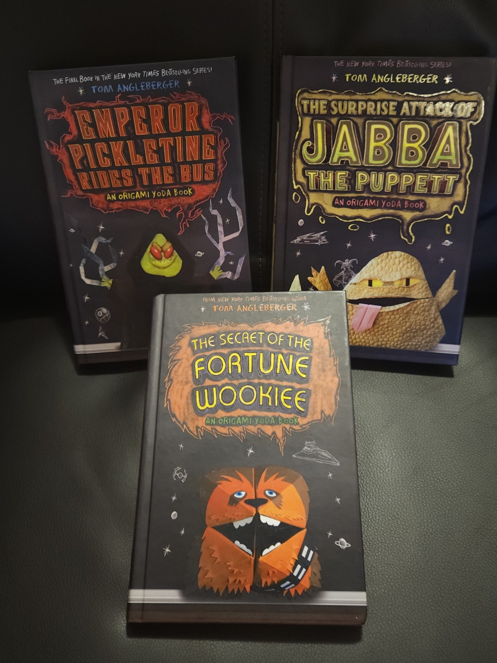 Lot Of 4, Origami Yoda Hardcover Books WOW!